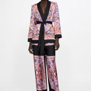 Zara Paisley Co-ord Suit Set